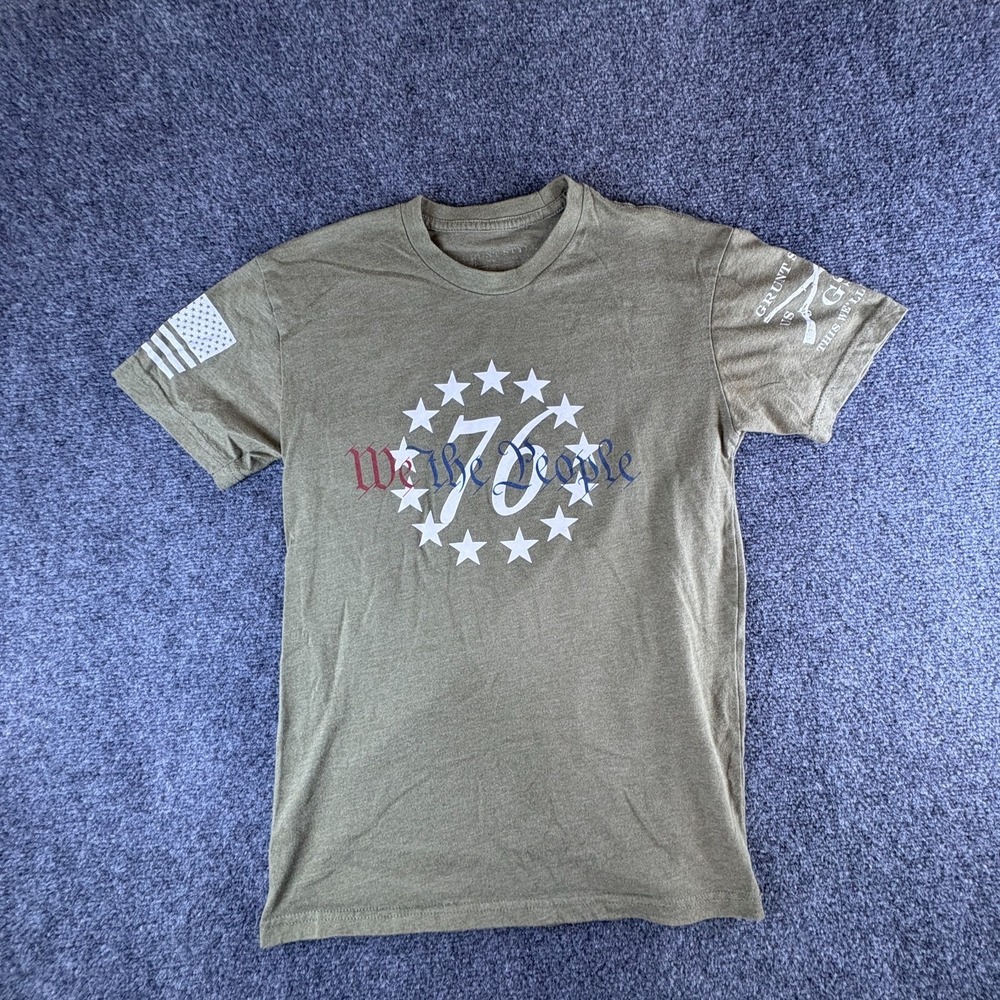 Grunt‎ Style 76 We The People T-Shirt Mens Small Military Green Cotton Casual